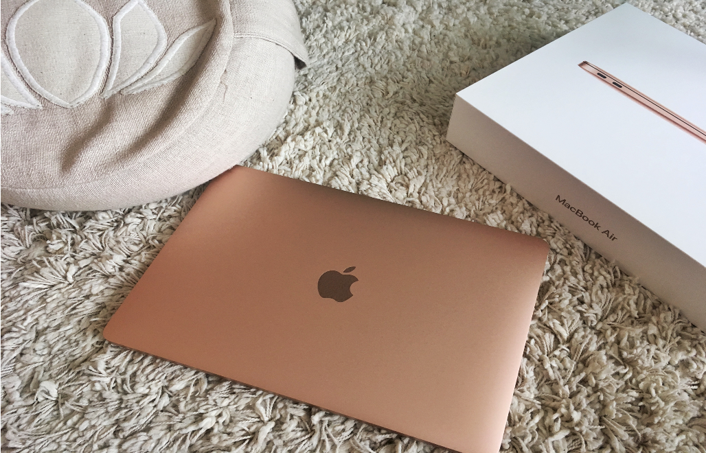 golden laptop